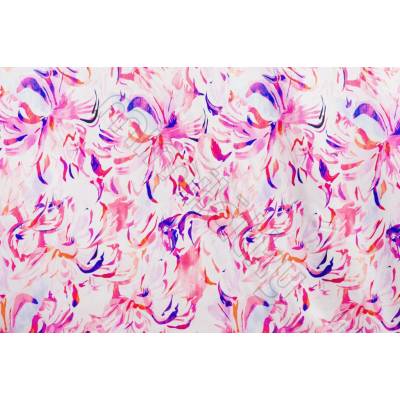 Zara satén abstraktní orchidej