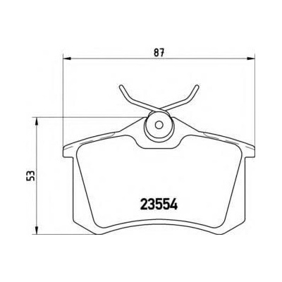 BREMBO Sada brzdových destiček - kotoučová brzda BRE P85020 | Zboží Auto