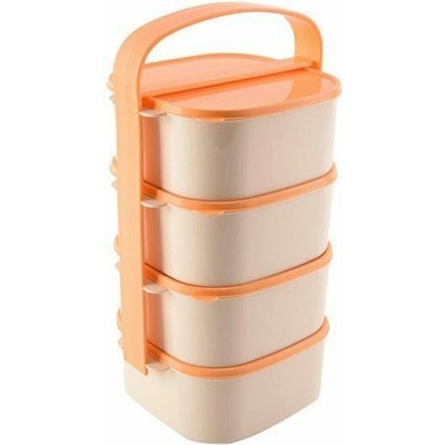 jídlonosič 4D (4x1,15l) ALMI plus, čtverc., plast