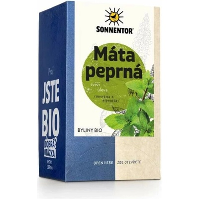 Sonnentor máta peprná bio 18 g balení 6 ks