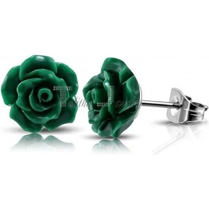 Talitha Обеци „Зелени рози - talitha-jewelry - 26,40 лв