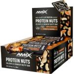 AMIX Protein Nuts Crunchy Nutty Bar [25 x 40 грама] Фъстъци и карамел