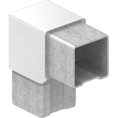Feldmann 10124040-V2A - nerezová spojka madla pr. 40x40 mm, rohová, uhol 90°, AISI 304, pre nerezové zábradlie