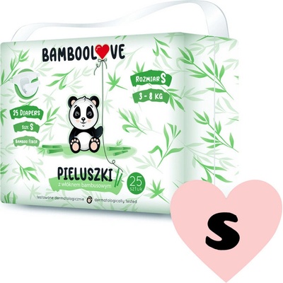 Bamboolove jednorázové bambus S 3-8 kg 25 ks