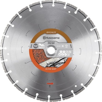 Husqvarna CONSTRUCTION Tacti-cut S35S Battery Диамантен диск за сухо и мокро рязане на гранит, мрамор, камък и скални материали ф350 мм 25.4 мм 2.6 мм (529 66 39-01) (529 66 39-01)