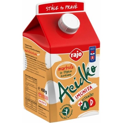 Rajo Acidko Imunita marhuľa so štipkou kurkumy 450 g od 0,59 € - Heureka.sk