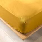 douceur d'intérieur Жълт еластичен чаршаф от органичен памук 160x200 cm Biolina - douceur d'intérieur (1644358)