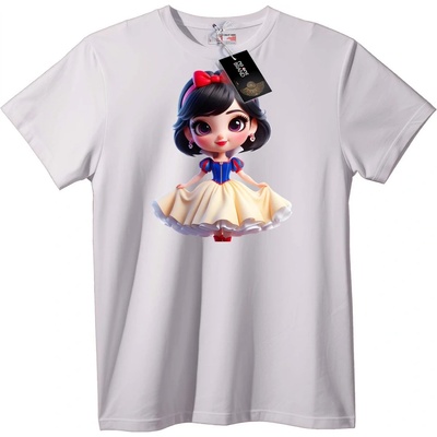 NOONEBRAND Тениска с Бяла Лейди - L, White