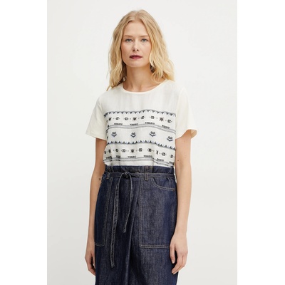 Weekend Max Mara Тениска с лен Weekend Max Mara (2515941112600)