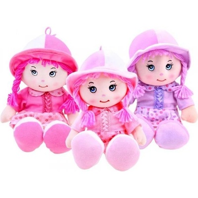 Toys Group Zuzia v kloboučku 28 cm tmavě růžová