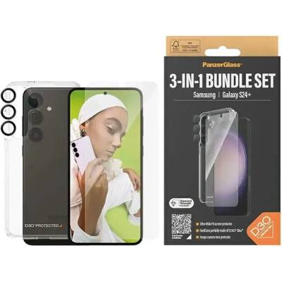 Panzer 3в1 комплект кейс, протектор и протектор за камера PanzerGlass Bundle за Samsung Galaxy S24+ (5711724212116)