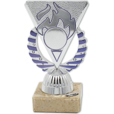 6101 Trofej stříbrno modrá