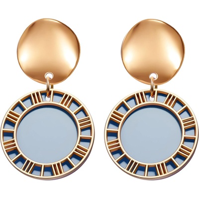 HARAHU Обици xi-27563 - Златна / Сива kp27563 (xi-27563)