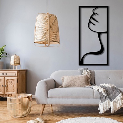 Decono Метална Декорация Арт Женски Образ