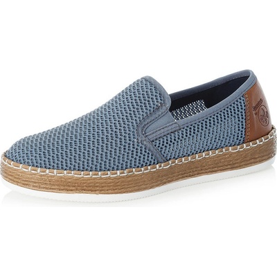 Rieker dámské mokasíny L7873-12 modrá