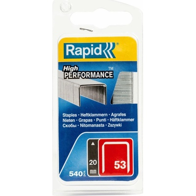 Spony do sponkovačky RAPID 53, 20 mm, 540 ks