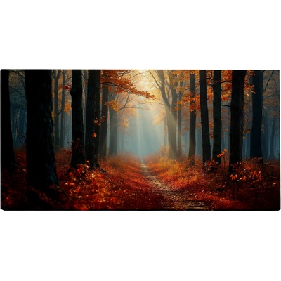 DISK Art Akustický obraz - Les (120 x 60 x 8)