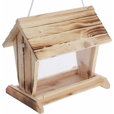 Kerbl Schneeberg Závesné kŕmidlo pre vtáky 31 x 24,5 x 19 cm drevo 87040