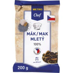 METRO Chef МЕТРО Шеф Мляно маково семе 100% черен 200 г