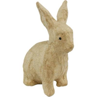Décopatch Kartonový sedící králík 10,5 × 6 × 4,5 cm