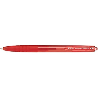 Pilot Химикалка, 0, 22 мм, с бутон, PILOT "Super Grip G", червена BPGG-8R-F-RR (BPGG-8R-F-RR)