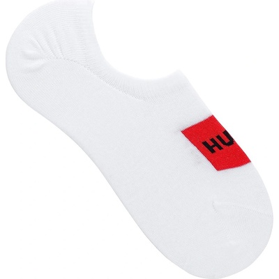 Hugo Чорапи Hugo 2 Pack Label Low Cut Socks - White 100