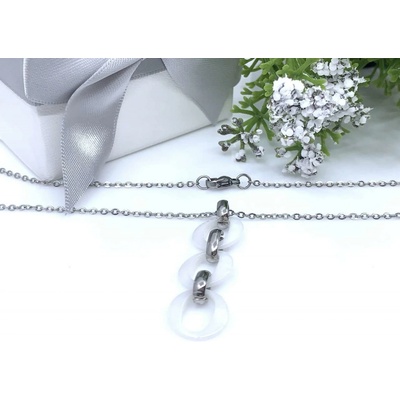 Jan Kos Jewellery Řetízek s přívěskem z oceli 12101096