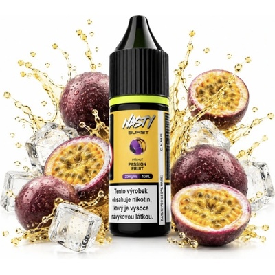 Nasty Burst Salt Passion Fruit Ice 10 ml 20 mg