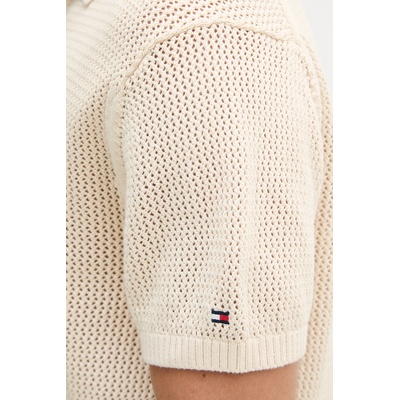 Tommy Hilfiger тениска тип пулове с яка мъжка от памук SUMMER (MW0MW42784)