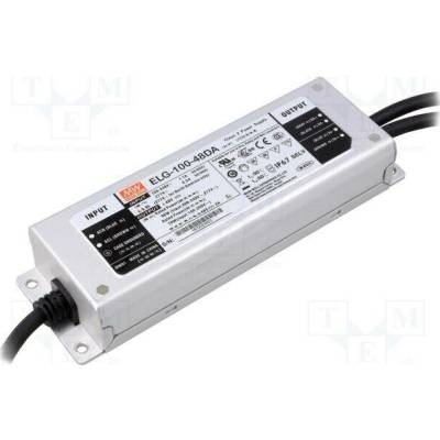 MEAN WELL ELG-100-48DA Napájecí zdroj: spínaný; LED; DALI; 100W; 48VDC; 2A; 100÷305VAC