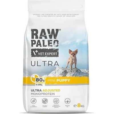 VetExpert Vetexpert Raw Paleo Ultra Пуйка за кученца Mini 8 кг