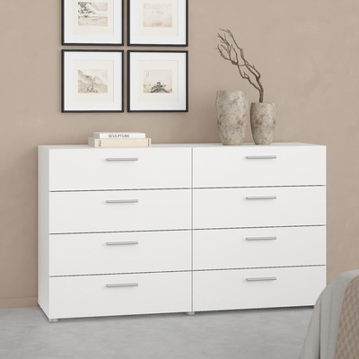 Скрин Pepe с 8 чекмеджета Бял