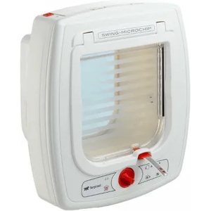Ferplast FerplastSWING MICROCHIP - Бяла вратичка за котки или кучета с микрочип 72090011 - бяла