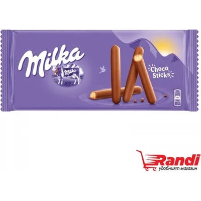 Milka Бисквити Milka Lila Sticks 112гр