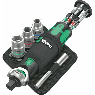 WERA 8009 Zyklop Pocket Set Imperial 2 / Bitový skrutkovač / 1/4 a 3/8 (05004283001)