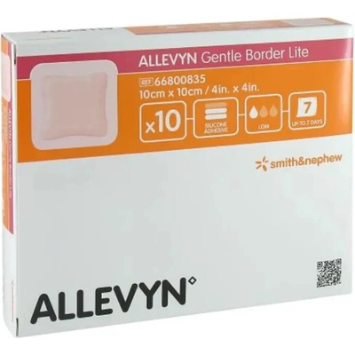 ALLEVYN Gentle Border Lite adhezívne penové krytie 10 x 10 cm 10 ks