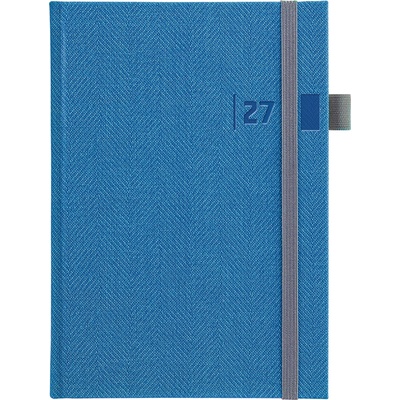 G-Notes Graspo Tweed A5 denní 2027 modrý