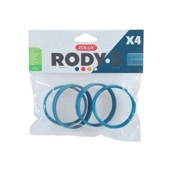 Zolux Rody 3 spojovací krúžok červený 4 ks