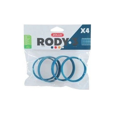 Zolux Rody 3 spojovací krúžok červený 4 ks