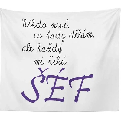 Sablio Deka Nikdo neví co tady dělám ale každý mi říká šéf 150x120