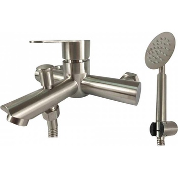 Mixxus Смесител за баня, едноръкохватков, с душ слушалка mixxus dax-009, неръждаема стомана (et8515)