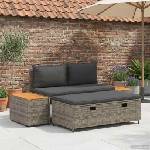 vidaXL Комплект дивани за открито 4 -Seater 4 бр. 55 x 30 x 39 см (42025891)