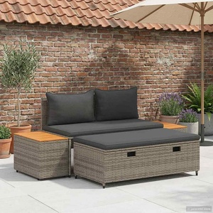 vidaXL Комплект дивани за открито 4 -Seater 4 бр. 55 x 30 x 39 см (42025891)