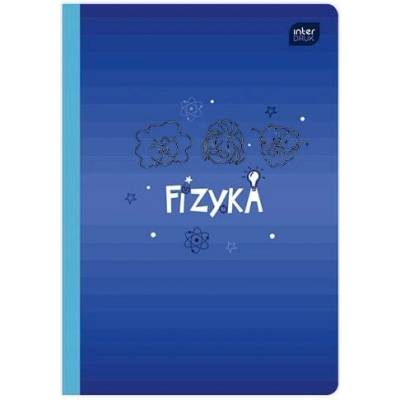 INTERDRUK Zošit FYZIKA tematický predmetový A5 60l kockovaný HYBRID
