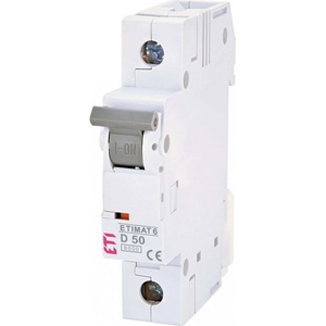 ETI Автоматичен прекъсвач 1p D 50А 6kA (2161521)