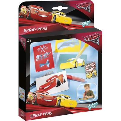 Totum Творчески комплект Totum Cars 3 - Декорирай сам, със спрей-писалка (T140097)