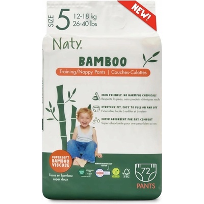 Naty Bambusové 5 18 ks