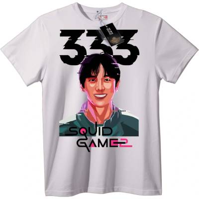 Тениска Squid Game 2 333 - XS, White