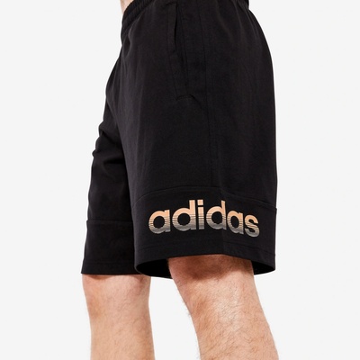 adidas pánske šortky na fitness čierne