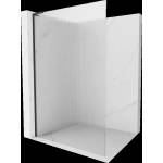 Mexen Kioto L душ параван Walk-in 80 x 200 см, ивици, черен - 800-080-103-70-09 (800-080-103-70-09)